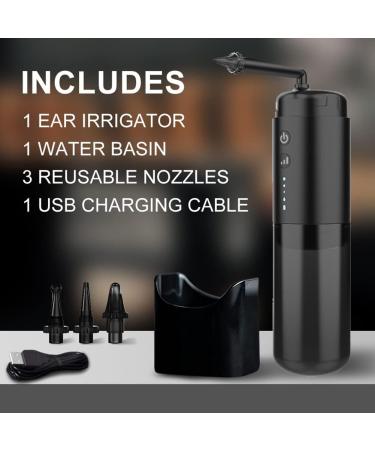 RKXKJ Electric Ear Wax Removal Kit - 3 Pressure Modes, 300ML Capacity, IPX7 Waterproof - Buy Online on GoSupps.com
