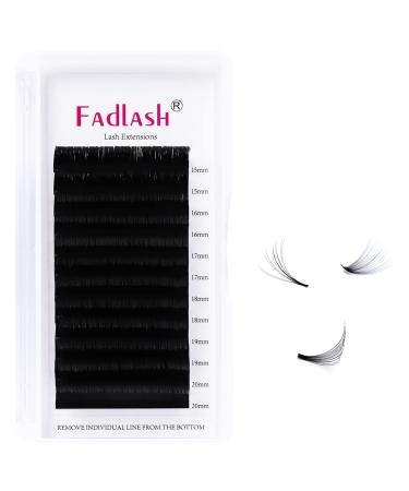 Fadlash Easy Fan Eyelash Extensions | Self-Fan Lashes 0.07mm Mixed Lengths 15-20mm - Buy Online on GoSupps.com