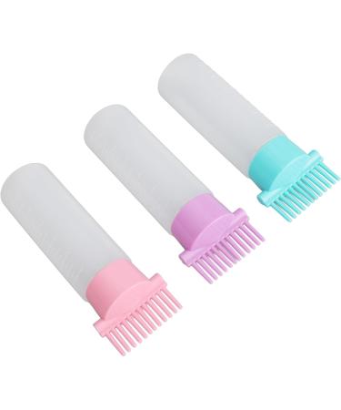 Huairdum Hair Oil Applicator Versatile Squeeze 6 Oz Root Comb Applicator Bottle for Salon - Buy Online on GoSupps.com