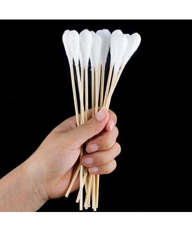 VALICLUD 500PCS Long Cotton Swabs with Wooden Handle - Ideal for Home and Store Use | 15CM Cotton Sticks - Buy Online on GoSupps.com