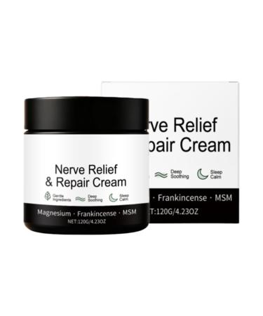 Soothing Nerve Balm - Moisturizing Repair Balm 120g | Natural and Organic Cream - for Feet Hands Legs Arms Lower Back Neck Men and Women
