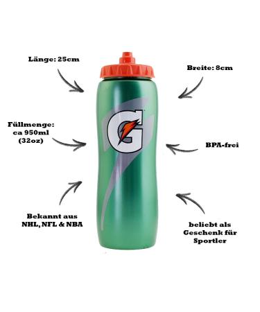 Amazing America Gatorade Pulver Set - 350g Orange & Lemon | Low-Calorie ISO Drink Powder Bundle with Bottle | Perfect Gift for Athletes - Buy Online on GoSupps.com