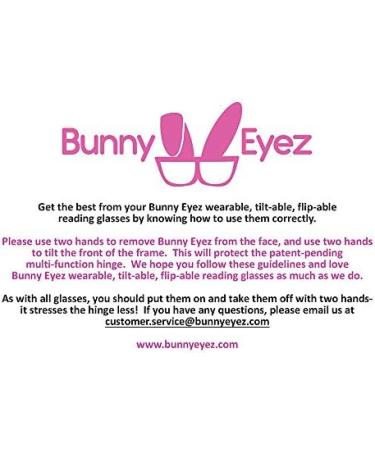 BUNNY EYEZ Ruthie Reading Glasses - Stylish Aqua Green Crystal 1.5x with Tiltable & Flippable Frame for Comfortable Reading - Buy Online on GoSupps.com