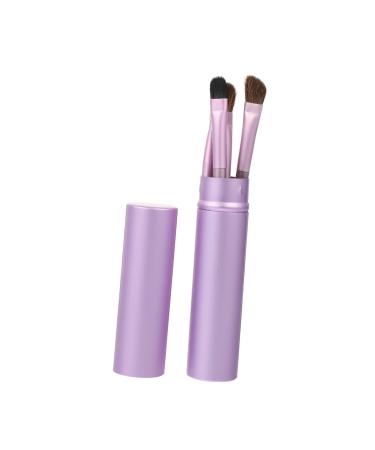 Outanaya Silicone Eye Brush 5 Pcs Horsehair Eyeshadow Brush Suits Wood Makeup Brushes Women Eye Shadow Brush The Face Women's