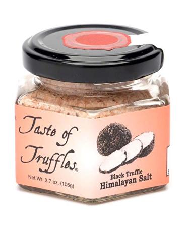 Black Truffle Himalayan Pink Salt wt. 3.7 oz(105g) - Burgundy Black Fall/Winter European Truffles (Tuber Uncinatum) - Gourmet Food Condiments - NON-GMO, VEGAN & Vegetarians Friendly, ALL NATURAL
