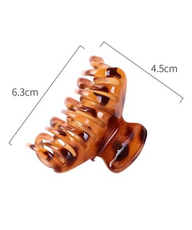 Yuanxue 7 Pcs Leopard Hair Jaw Clips - Medium Plastic Hair Claw for Girls and Women - Buy Online on GoSupps.com
