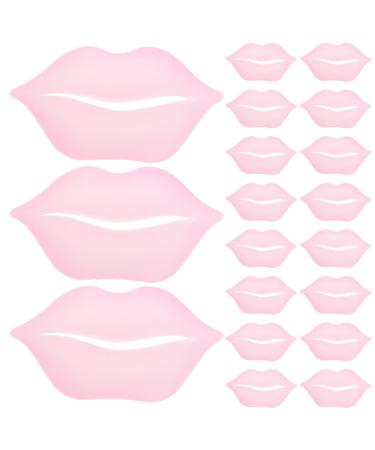 Ipetboom 20pcs Lip Mask Overnight Babe Lip Gentle Lip Care Dry Lip Supplies Lip Sleeping Mask for Women Lip Caring Masks Lip Peel Mask Convenient Lip Films Lips Mask Collagen Material Pink