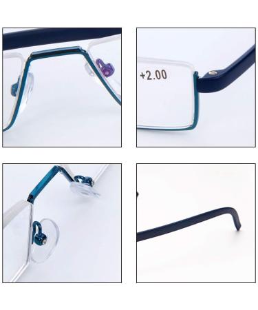 Kokobin Ultra-Light Reading Glasses +1.75 Dioptria - Metal & TR90 Frame | Stylish Visual Aid for Men & Women with Case - Shop Now! - Buy Online on GoSupps.com