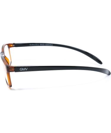 Gian Marco Venturi Unisex Verona Reading Glasses - Stylish Brown Frame Perfect Fit for Men & Women - International Shipping Available - Buy Online on GoSupps.com