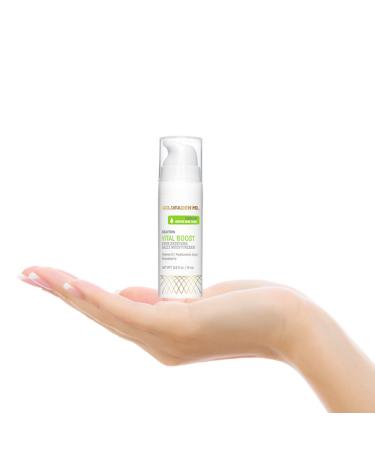 Vital Boost Evening Facial Moisturizer with Organic Red Tea Extract | Hyaluronic Acid Jojoba Oil & Gooseberry | Brighten & Even Skin Tone for Radiant Glow | 0.5 Fl Oz (Pack of 1) - Buy Online on GoSupps.com