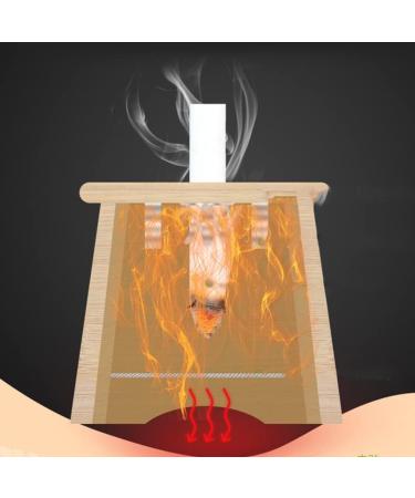 IYSHOUGONG Bamboo Moxa Burn Box & Acupressure Roller Stick for Moxibustion Therapy - International Shipping Available - Buy Online on GoSupps.com