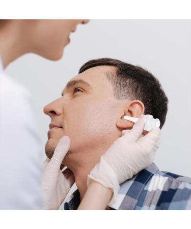 BEBEMOKO 40pcs Disposable Ear Washer Tips for Adults Sturdy Material Safe Ear Cleaning Supply Fits All Smooth for Comfortable Use Easy to Dispose After Cleaning - Buy Online on GoSupps.com