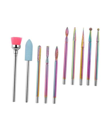 minkissy 1 Set Nail Polisher Nail Tools for Nail Art Nail Art Tool Cleaning Gel Mandrel Nail Bit Nail Drill Heads Manicure Tools Nail Polish Kit Manicure Tool Accessory Accessories Alloy