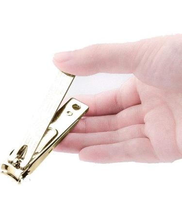 Nail Clippers Adult Nail Scissors Carbon Steel Golden Nail Scissors 58mm Single Scissors Single Diagonal - Buy Online on GoSupps.com