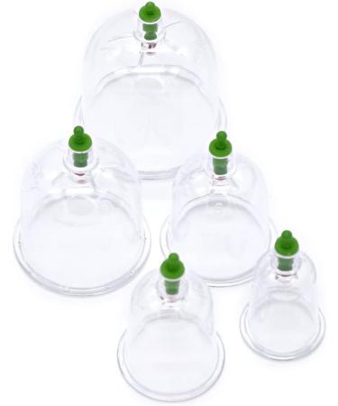 222 Party Cupping Set - 220 Hijama Glasses with Suction Pump & 100 Derby Blades | Beginner & Professional Hacamat | Chinese Physiotherapy Essentials - Buy Online on GoSupps.com