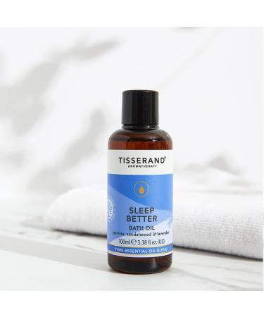 Tisserand Aromatherapy Lavender Bath Oil | Sleep Better with Jasmine & Sandalwood | 100% Pure Essential Oil Blend | 3.38 Fl Oz | Pack of 1 - Buy Online on GoSupps.com