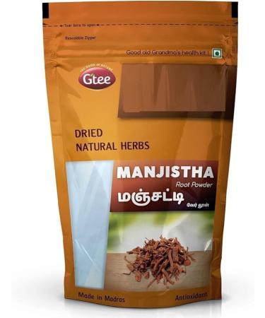 JN Manjistha | Rubia cordifolia | Manjistha Root Powder 100g(Pack of 1) Powder for Skin and Hair Care Manjistha Root for Body Health.Adult