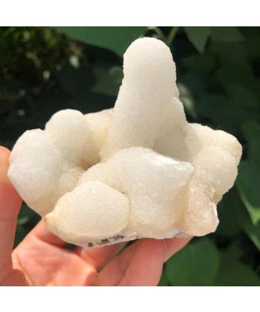 Room Decoration 1pc Natural raw White Crystal Flower Cluster Specimen Snow Crystal Cluster Rough Fish Eye Stone for Decoration Stones 200-300g - Buy Online on GoSupps.com