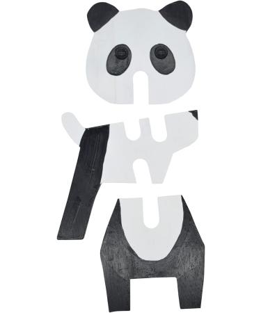 Vipbuy Panda Shaped Wood Glasses Holder | Unique 3D Wooden Puzzle Stand for Glasses & Pets - Buy Online on GoSupps.com