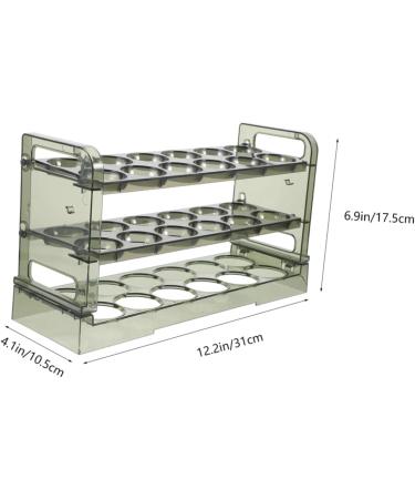 COOLHIYA Egg Cartons Egg Carton Eggs Fridge Door Egg Holder Egg Holder for Fridge Door Egg Stand Storage Box Side Door Green 31.00X17.50X10.50CM - Buy Online on GoSupps.com