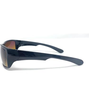 Aspen Bifocal Sun Reader Sport & Wrap-Around HD Copper Sunglasses - Black with Copper Lens 2.0x | International Shipping Available - Buy Online on GoSupps.com