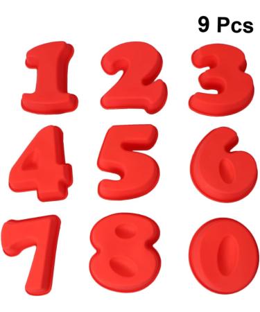 MAGICLULU Silicone Ice Cream Mold 18 Pcs Celebrity 3D Chocolate Mold Silicone Letter Molds mediumx2pcs - Buy Online on GoSupps.com
