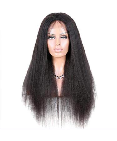 YTOOZ real hair lace front wig Brazilian pure real hair wig for black women pre -plucked with baby hair deep part natural hairline 150% dense women real hair lace wig 18 18 inches