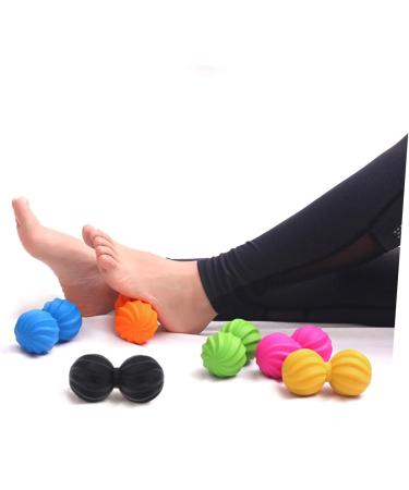 Magiclulu Massage Ball - Happy Life Black-Ish Pain Relief & Shoulder Roller | Premium Yoga Double Ball for Optimal Relaxation - Buy Online on GoSupps.com