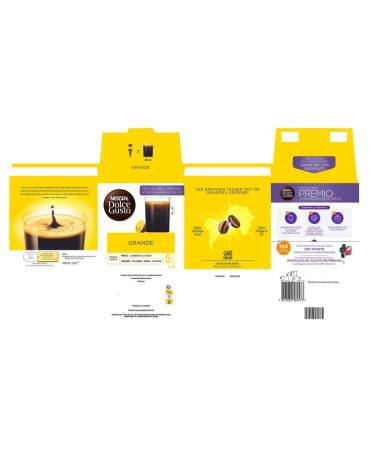DOLCE GUSTO - Dolce Gusto Grande 128G - Lot De 3