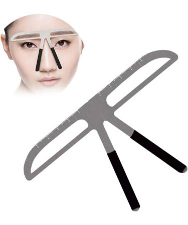 Beavorty 3pcs Eyebrow Ruler Three-point Kits Eyebrow Shaper Stencil Kit Eyebrow Measure Ruler Stainless Steel mediumx3pcs As Shownx3pcs - Buy Online on GoSupps.com