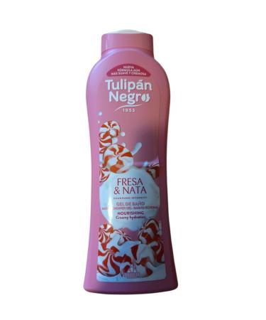 Bijoux.Natheve Tulipan Fresa & Nata Nourishing Bath Gel Strawberry and Cream Scent