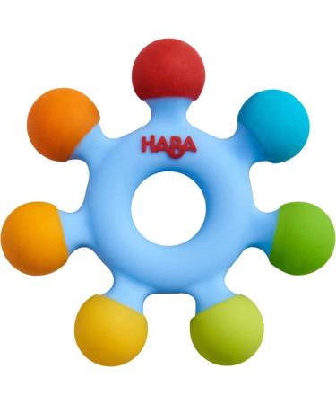HABA Clutching Toy Color Wheel - Silicone Teether