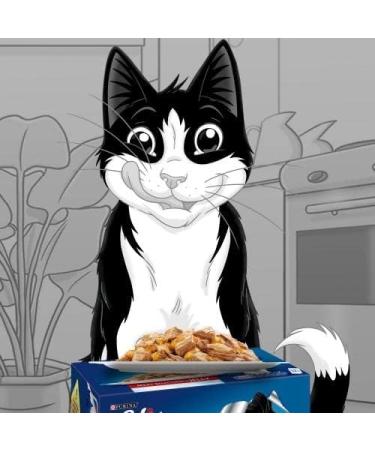 Felix Purina Fantastic Wet Food for Adult Cats Pack of 12 sachets of 85 g - Buy Online on GoSupps.com