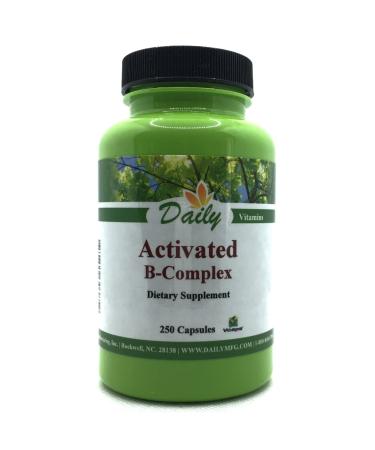 Daily Manufacturing Activated B-Complex (Activated Forms of Multi B Vitamins) 250 Capules