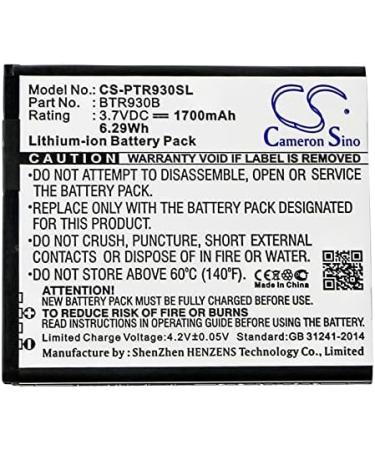 Replacement Battery for Pantech ADR930L Perception 4G & Premia V - 1700mAh/3.7V (BRT52AB BTR930B - Buy Online on GoSupps.com