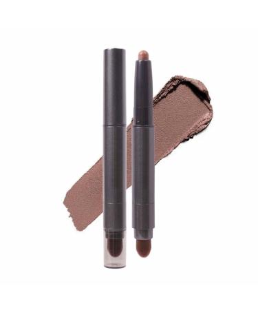 Eyeshadow Stick | Shimmer Cream Eye Shadow Pencil | Longwear Smudge-Proof Eyeshadow Cream Eye Shadow Pencil Crayon Brightener Makeup Sritob 03# Clay Color