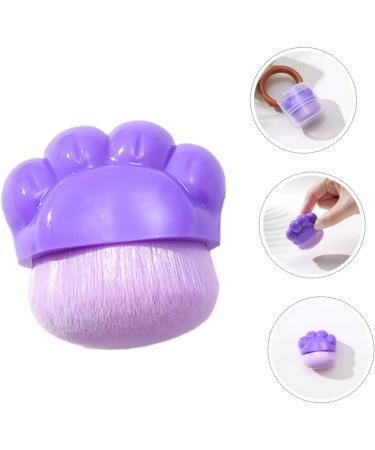 Didiseaon Portable Foundation Brush Artificial Fiber Purple Plastic Brush for Blush Brush Foundation Brush - Buy Online on GoSupps.com