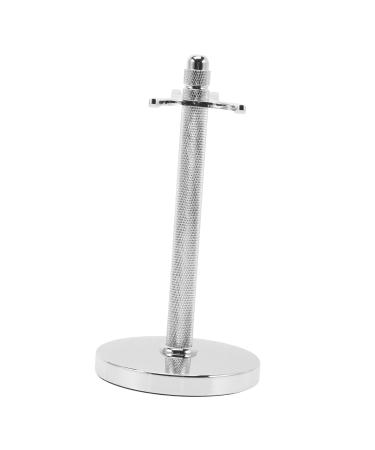 Minkissy razor holder stand for shaving sets shaver and brush stands razor stand toothbrush-rasier organizer gift universal aluminum alloy hair removal brush man