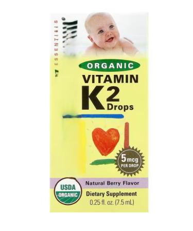 Non-GMO gluten-free vitamin K2 berry flavor 7.5 ml
