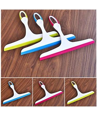Soft Silicone Glass Window Wiper Cleaner Home Shower Mirror Scraper Blue - Buy Online on GoSupps.com