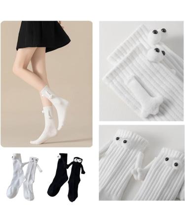 DapKuj Magnetic Suction 3D Couple Socks - Funny Hand Holding Design | Unisex Medium Type a - Black - Buy Online on GoSupps.com