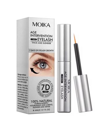 Lash Enhancer Serum Long-Lasting Eyelash Extensions for Women & Men Black silver