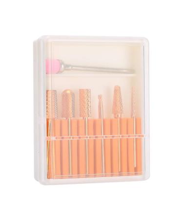 7PC Nail Art Grinding Heads | Manicure Polishing Bits & Accessories for Perfect Nail Care - Buy Online on GoSupps.com
