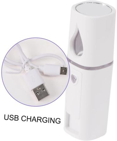 Beavorty 1pc Mini Sprayer Spray with Device Steamer Moisturizing Face Portable Nano Mirrorwhite Handheld 10.5*3cm White - Buy Online on GoSupps.com