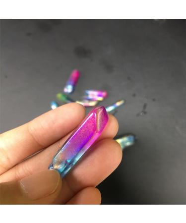 Natural Polished raw Crystals Stones Aura Quartz Wand Points Specimen for Decoration - (Color: About 3-5cm Size: 10 pcs) Chakra Reiki Balancing - Buy Online on GoSupps.com