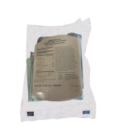 2017 Pack Date Sopakco Low Sodium MRE Single Meal Beef Ravioli - Buy Online on GoSupps.com