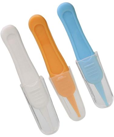 HEALIFTY 3Pcs Plastic Baby Nose Cleaning Tweezer Set - Gentle Booger Clips for Children - Buy Online on GoSupps.com