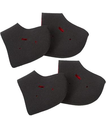 Buy LIXBD Moisturizing Socks - Spa Gel Treatment for Dry Cracked Heels - 2 Pairs Black - Ultimate Foot Care - Buy Online on GoSupps.com