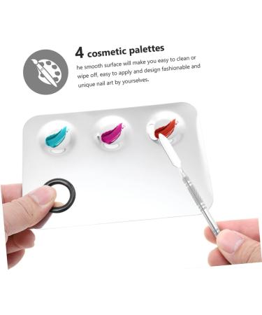 Didiseaon 2 Sets Palette Set - Stainless Steel Nail Art & Makeup Mixing Trays | Pigment Paint Scraper & Cosmetic Tools for Professional Nail Color Art - Buy Online on GoSupps.com