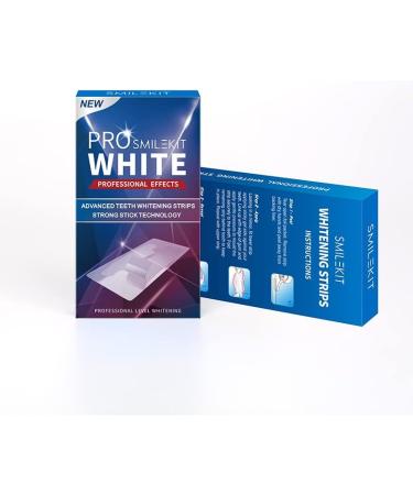 Professional Teeth Whitening Strips - Non-Sensitive Kit for Brighter Smile | 14 Pouches (28pcs) for Effective Dental Whitening - Buy Online on GoSupps.com